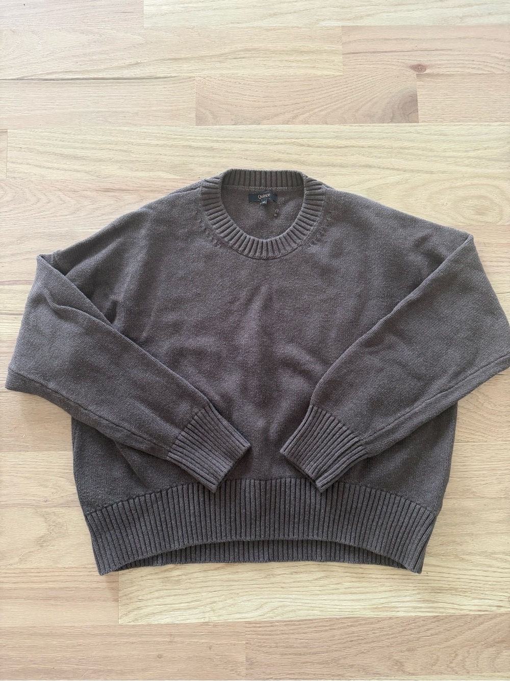 Quince 100% Cotton Boyfriend Sweater - Picture 2 of 4